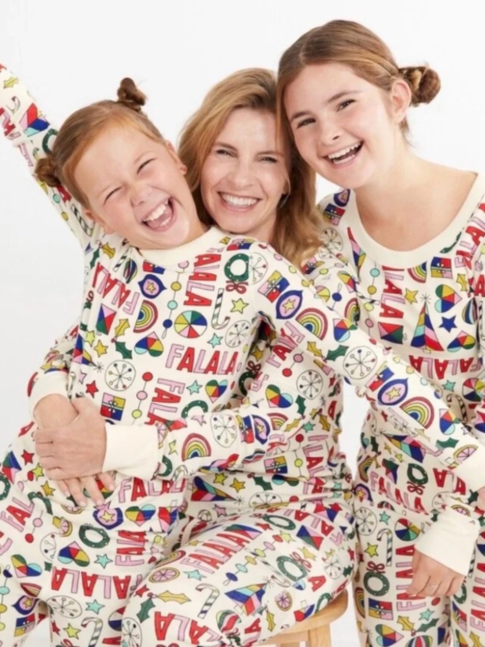 hanna andersson fa la la la pajamas women XS Matching Set